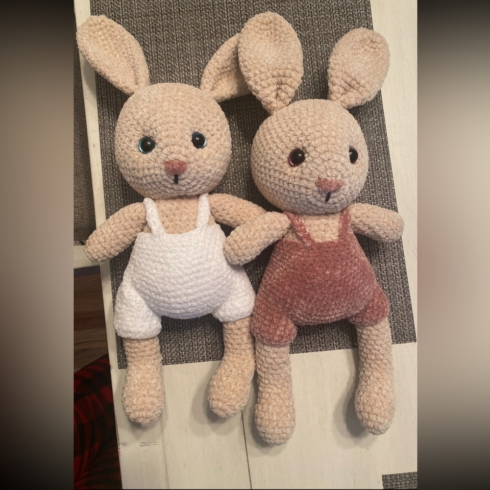 handmade toy rabbit - big bunny 13.3" - 34 cm